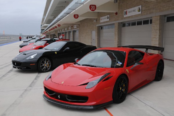 Ferrari Track Day at the Circuit Of The Americas Track in Austin, Texas 12/