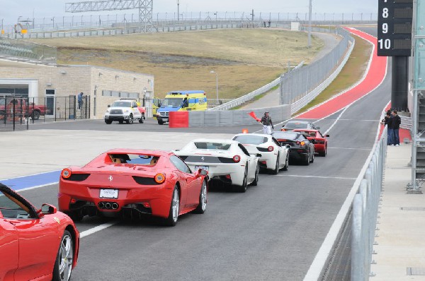 Ferrari Track Day at the Circuit Of The Americas Track in Austin, Texas 12/