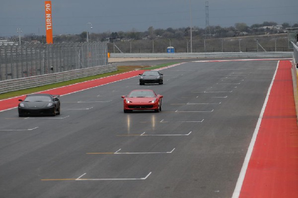 Ferrari Track Day at the Circuit Of The Americas Track in Austin, Texas 12/